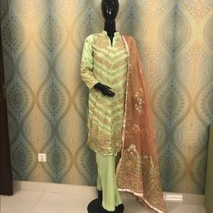 Pakistani Embroidered party wear medium